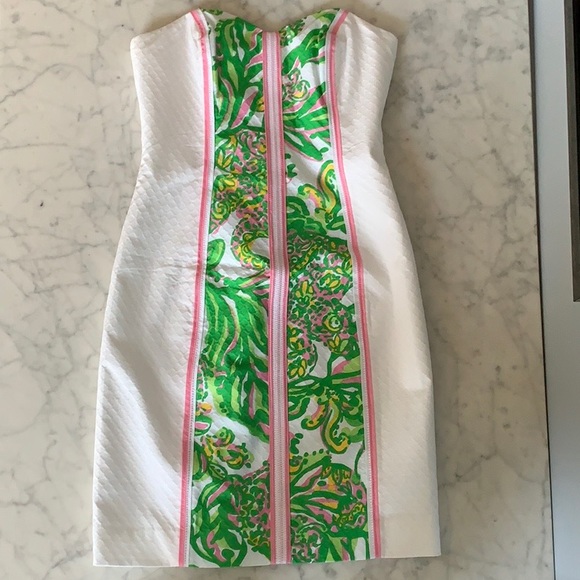Lily Pulitzer Angela Strapless Dress - Picture 1 of 8